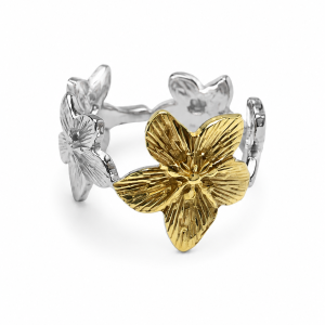 ANILLO AJUSTABLE ACERO COMBINADO