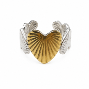 ANILLO AJUSTABLE ACERO COMBINADO