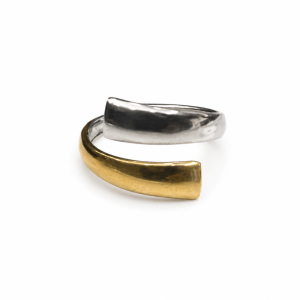 ANILLO AJUSTABLE ACERO COMBINADO