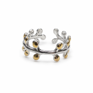 ANILLO AJUSTABLE ACERO COMBINADO