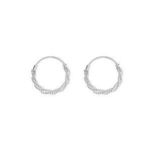 Argollas Lisa 12MM Plata 925