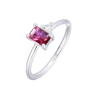 Anillo con Cristal de Plata 925
