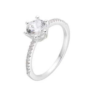 Anillo Cristal de Plata 925
