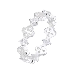Anillo Cristal de Plata 925