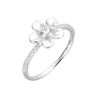 Anillo Cristal de Plata 925 - 16