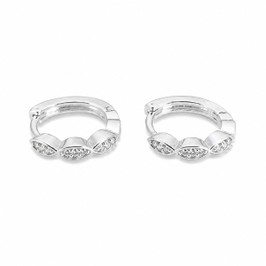 HUGGIES 14MM ACERO BLANCO