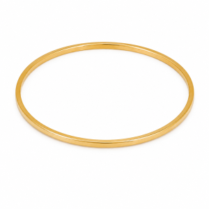 ESCLAVA ACERO DORADO