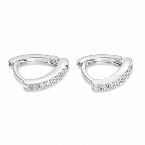 HUGGIES 14MM ACERO BLANCO