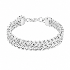 PULSERA ACERO BLANCO