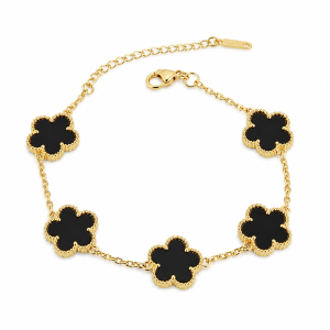 PULSERA ACERO DORADO