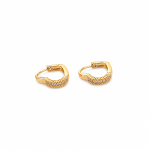 HUGGIES 14MM ACERO DORADO