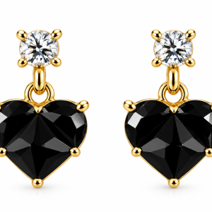 AROS ACERO DORADO - Negro