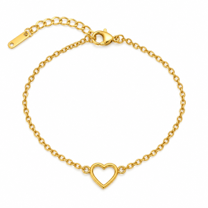 PULSERA ACERO DORADO
