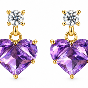 AROS ACERO DORADO - Violeta