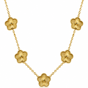 GARGANTILLA ACERO DORADO