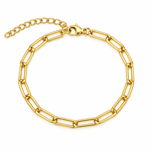 PULSERA ACERO DORADO