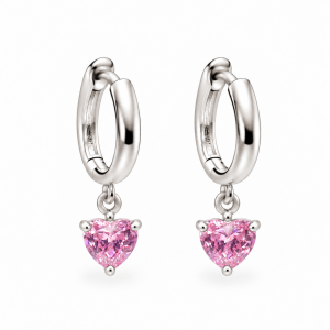 HUGGIES 10MM CRISTAL PLATA 925