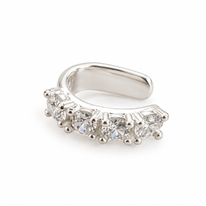 CUFF CRISTAL PLATA 925