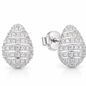 AROS CRISTAL DE PLATA 925