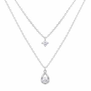 GARGANTILLA CRISTAL DE PLATA 925