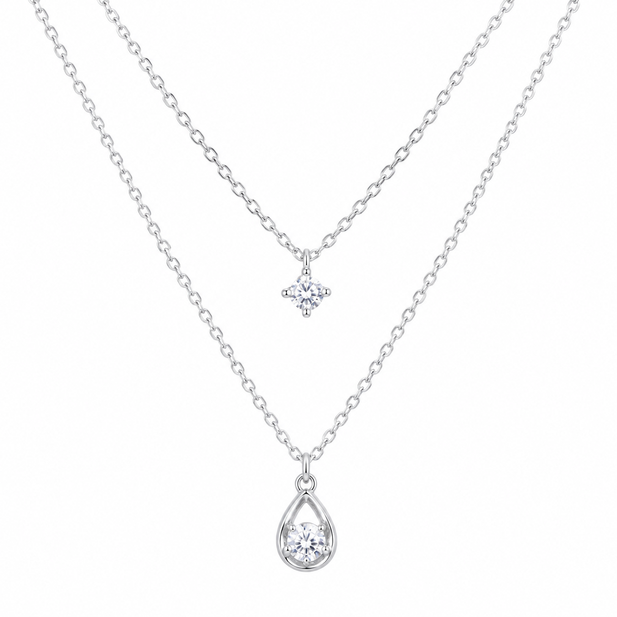 GARGANTILLA CRISTAL DE PLATA 925