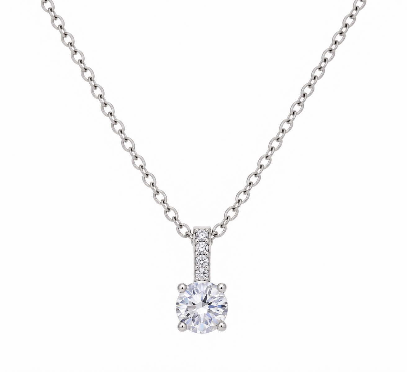 GARGANTILLA CRISTAL DE PLATA 925