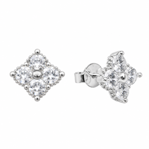 AROS CRISTAL DE PLATA 925