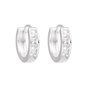 HUGGIES 10MM CRISTAL DE PLATA 925