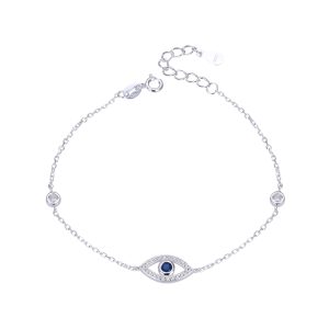 PULSERA CON CRISTAL DE PLATA 925
