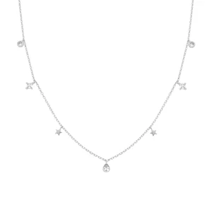 GARGANTILLA CRISTAL DE PLATA 925