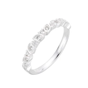 Anillo Cristal de Plata 925 - 15