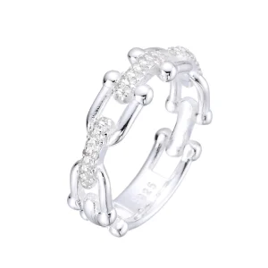 Anillo Cristal de Plata 925