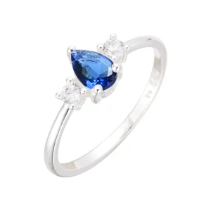 Anillo con Cristal de Plata 925