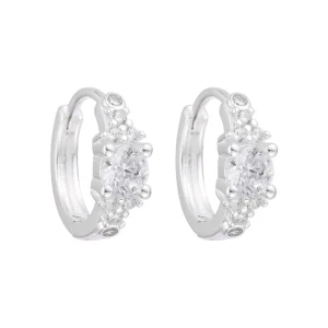 HUGGIES 10MM CRISTAL DE PLATA 925