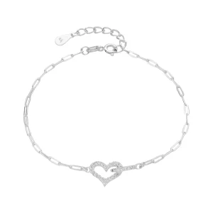 PULSERA CON CRISTAL DE PLATA 925