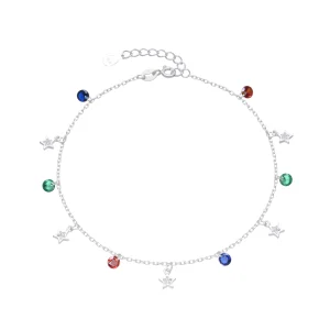 PULSERA CON CRISTAL DE PLATA 925