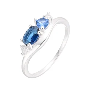 Anillo Cristal de Plata 925
