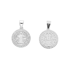 Dije con Cristal Plata 925