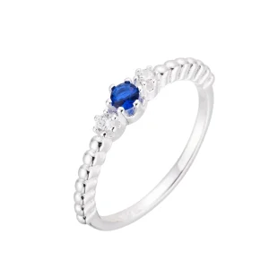 Anillo Cristal de Plata 925 - 18