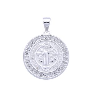 Dije con Cristal Plata 925