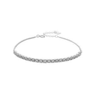 PULSERA CON CRISTALES DE PLATA 925
