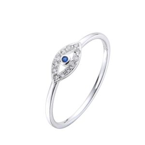 Anillo Cristal de Plata 925